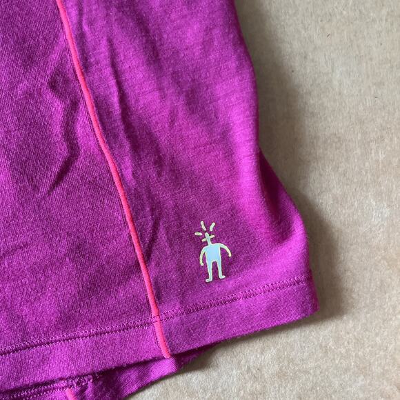 Smartwool Merino Base Layer Top Womens XS Pink Long Sleeve Crewneck - Picture 6 of 12